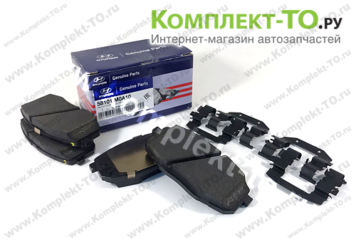 Колодки тормозные передние 2.0 4WD для ХУНДАЙ CRETA 58101M0A10 Колодки тормозные передние 2.0 4WD для ХУНДАЙ CRETA 58101M0A10